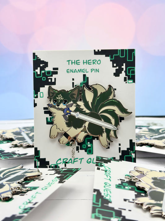 The Hero- Kitsune Enamel Pin