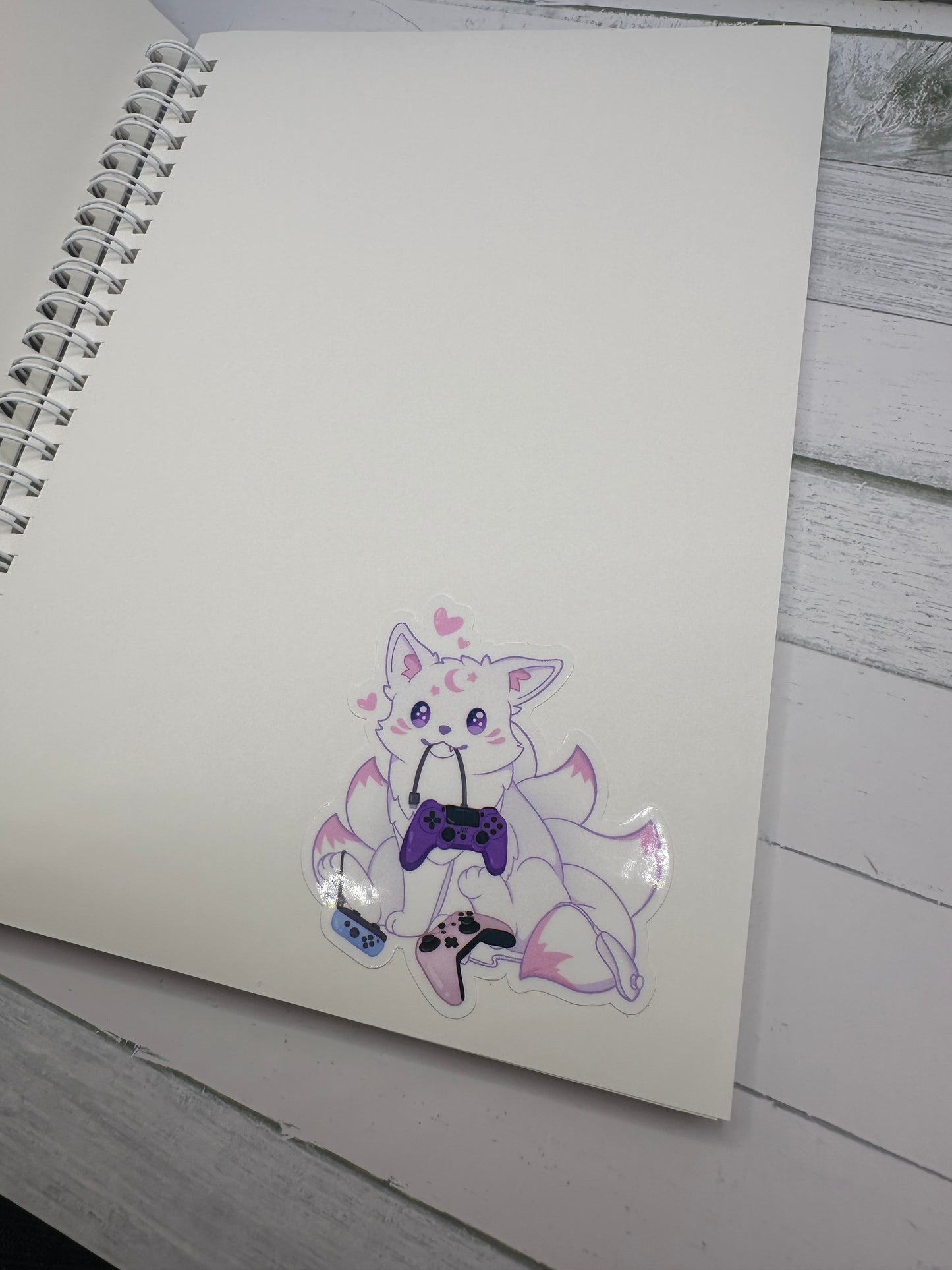 Enchanted Kitsune Reusable Sticker Book