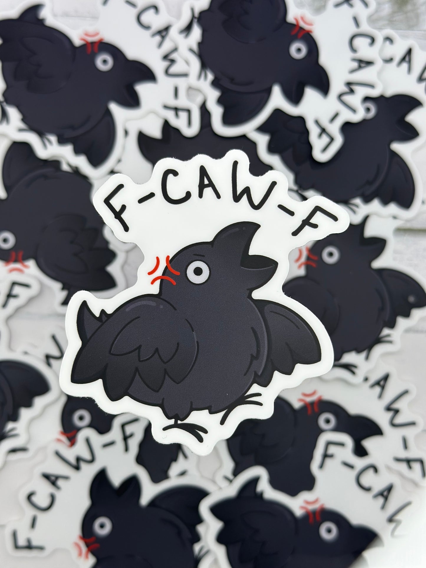F-Caw-F Sticker