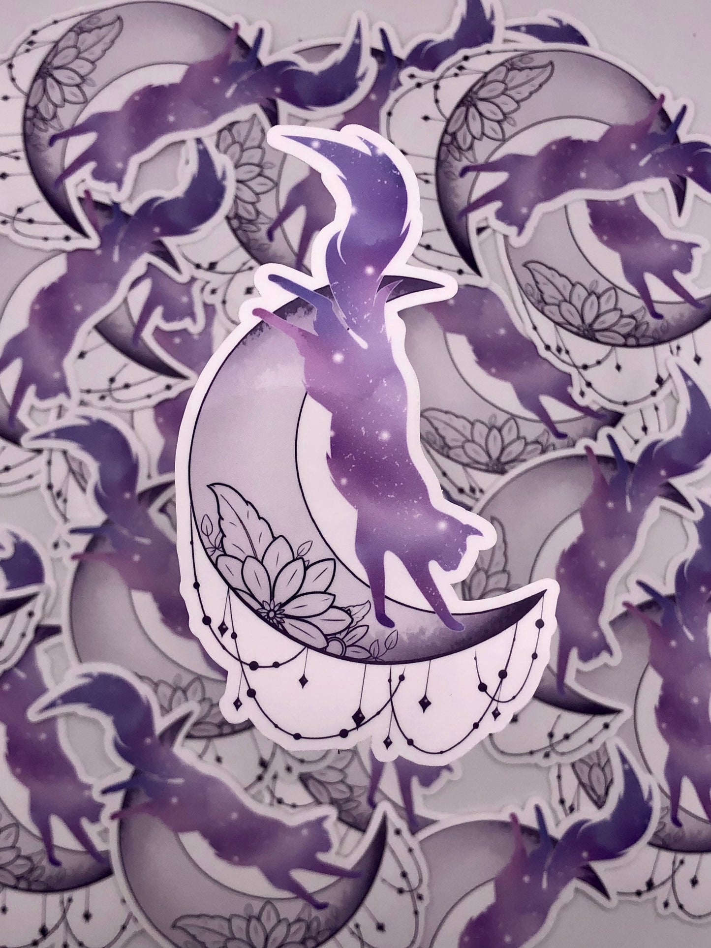 Lunar Cat Sticker