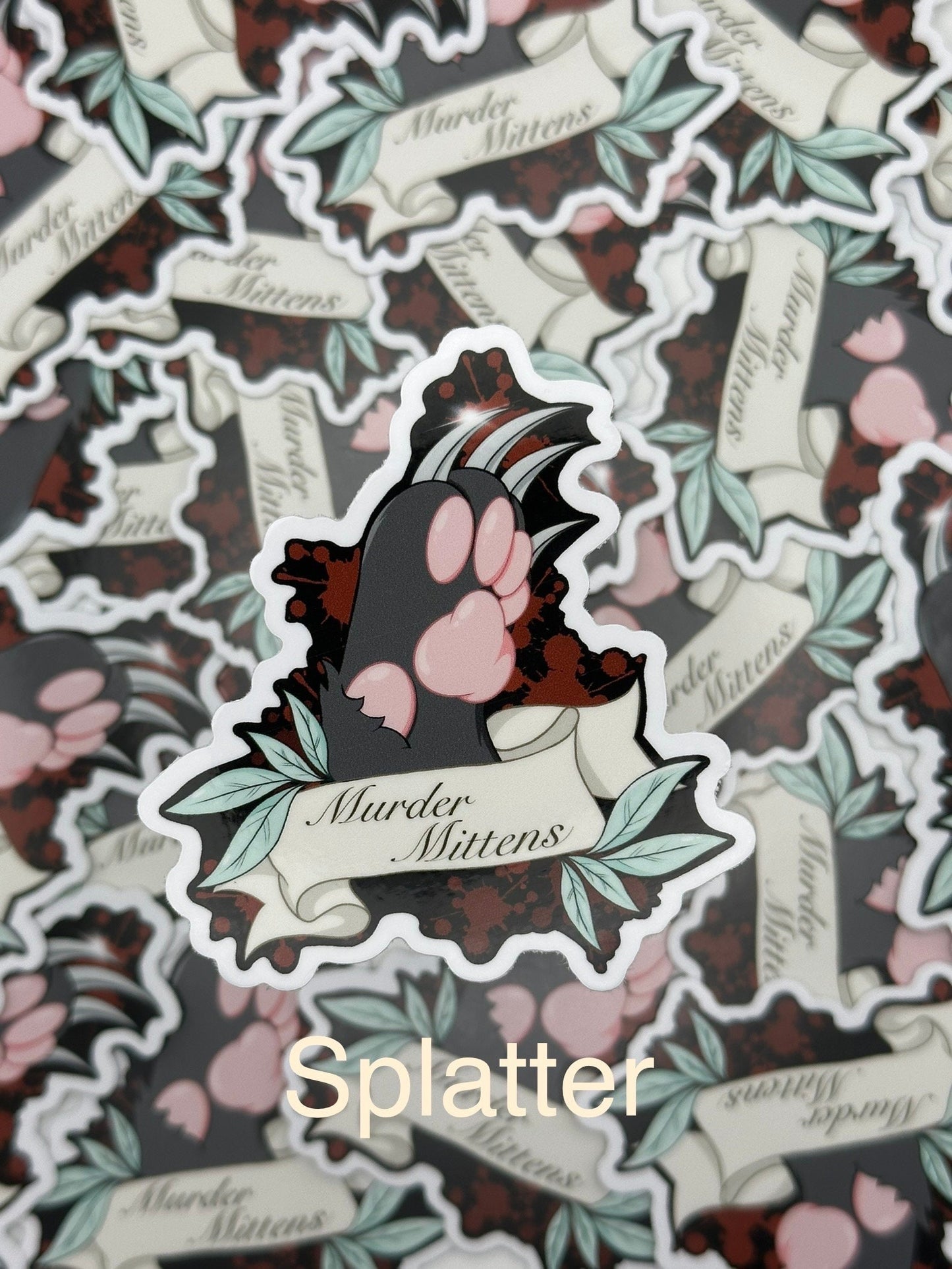 Murder Mittens Sticker