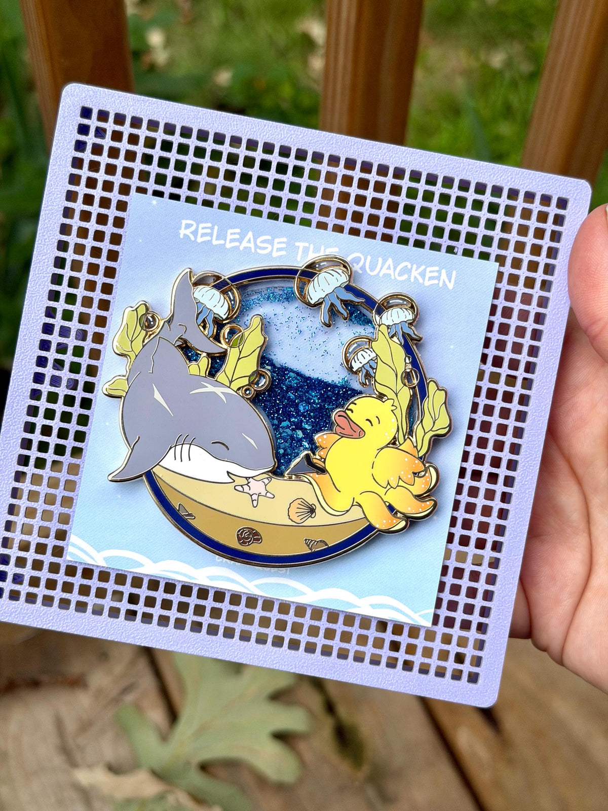Treasure Hunt Quacken Enamel Pin