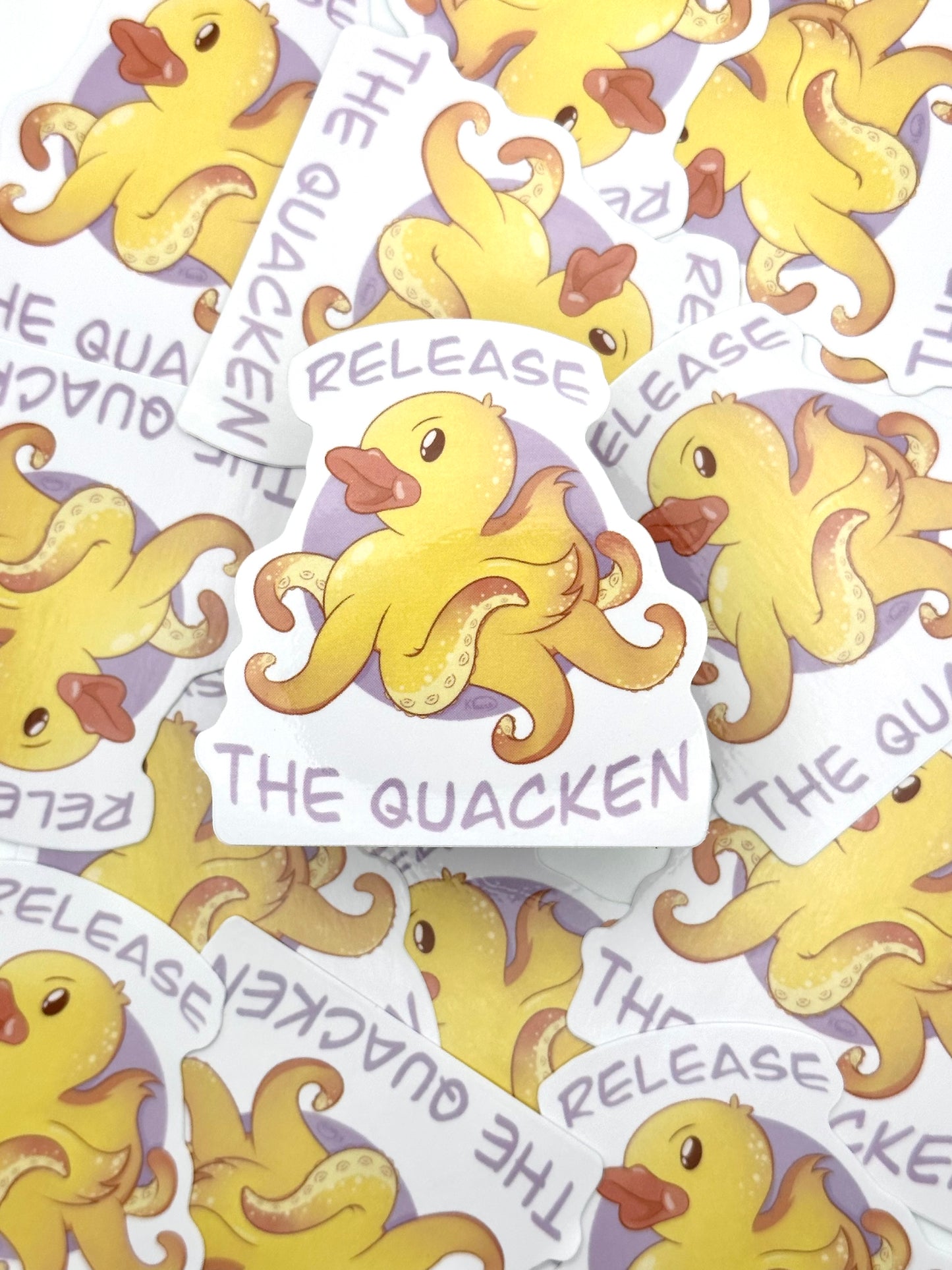 Release The Quacken Sticker