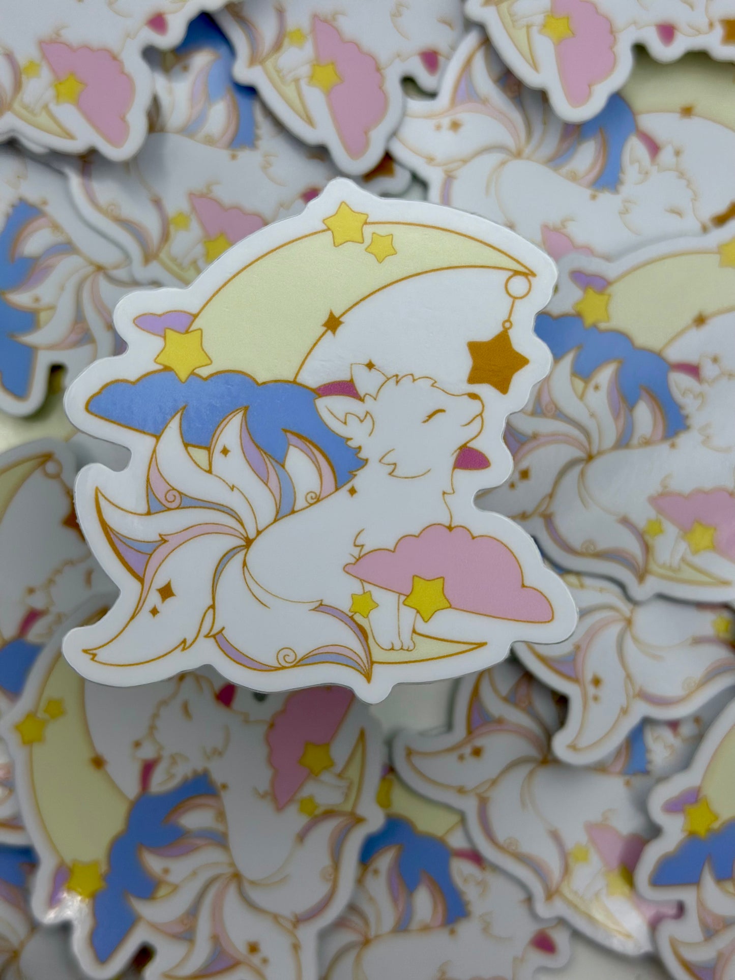 Dreamy Kitsune Sticker