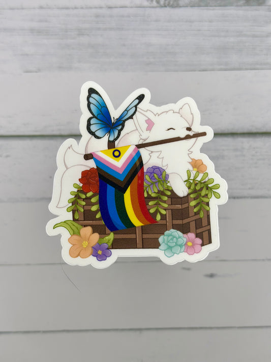 Pride Kitsune Sticker
