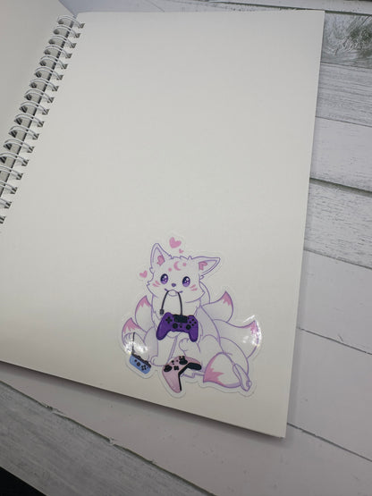 Enchanted Kitsune Reusable Sticker Book