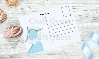 Vaporeon Postcard