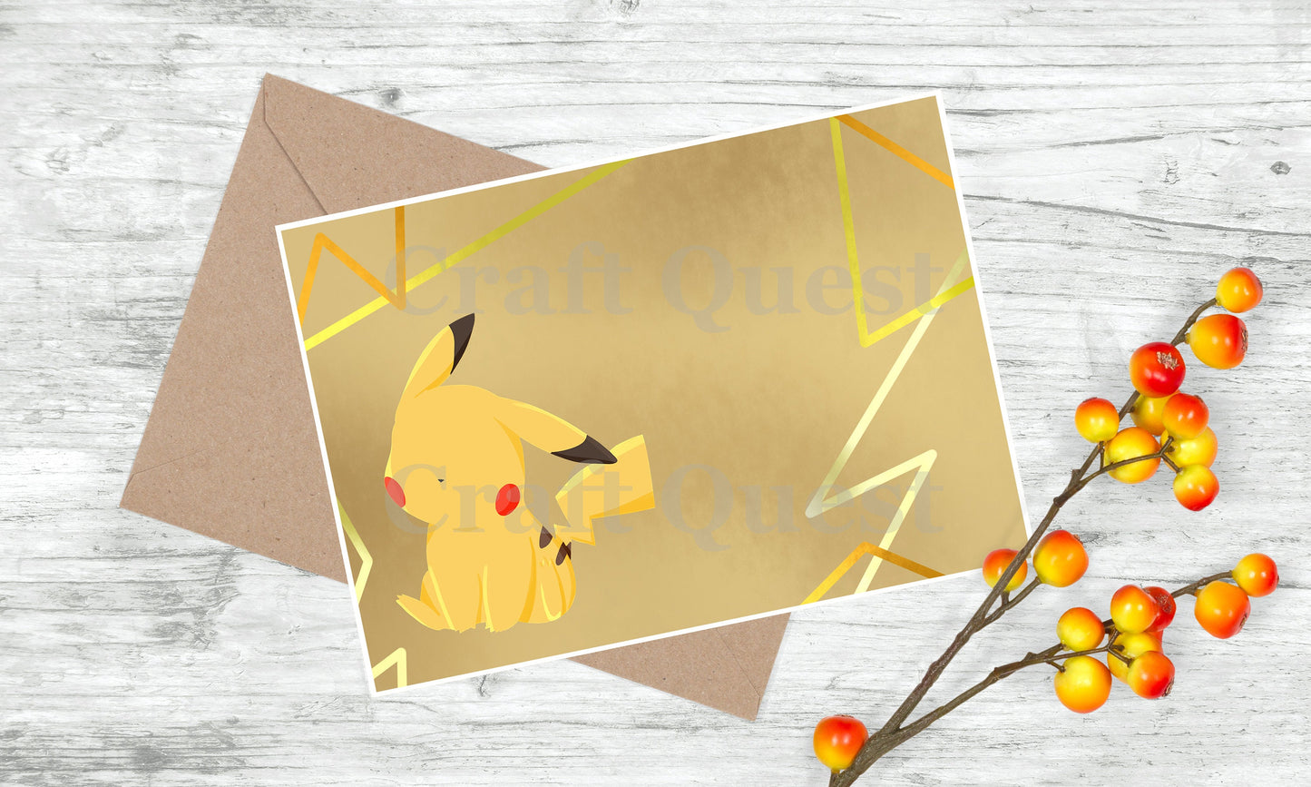 Pikachu Postcard