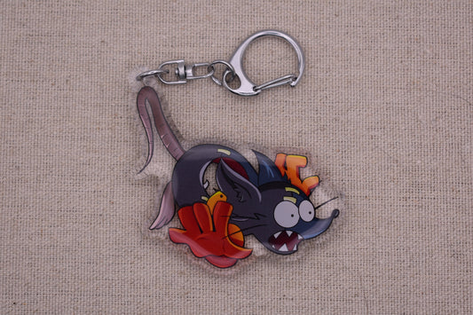 Mad Rat Keychain