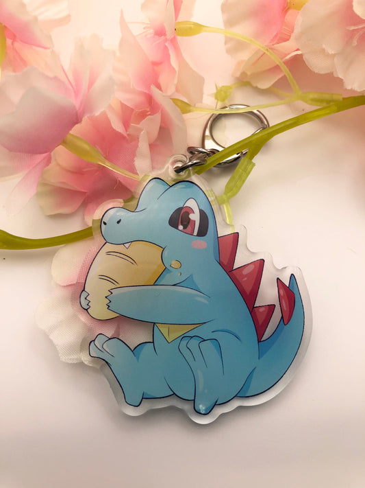 Totodile Keychain