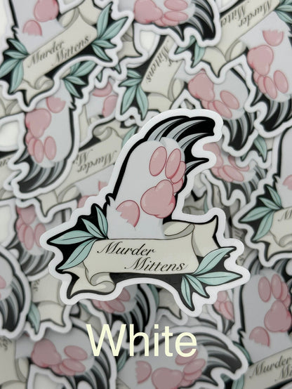 Murder Mittens Sticker