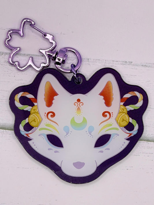 Pride Mask Keychain