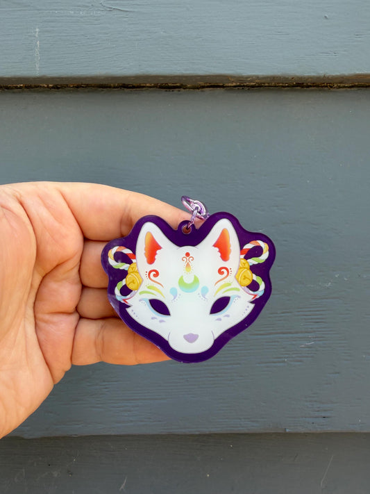 Pride Mask Keychain