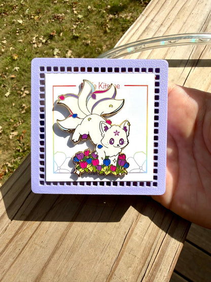 Frolic- Pride Kitsune Pin