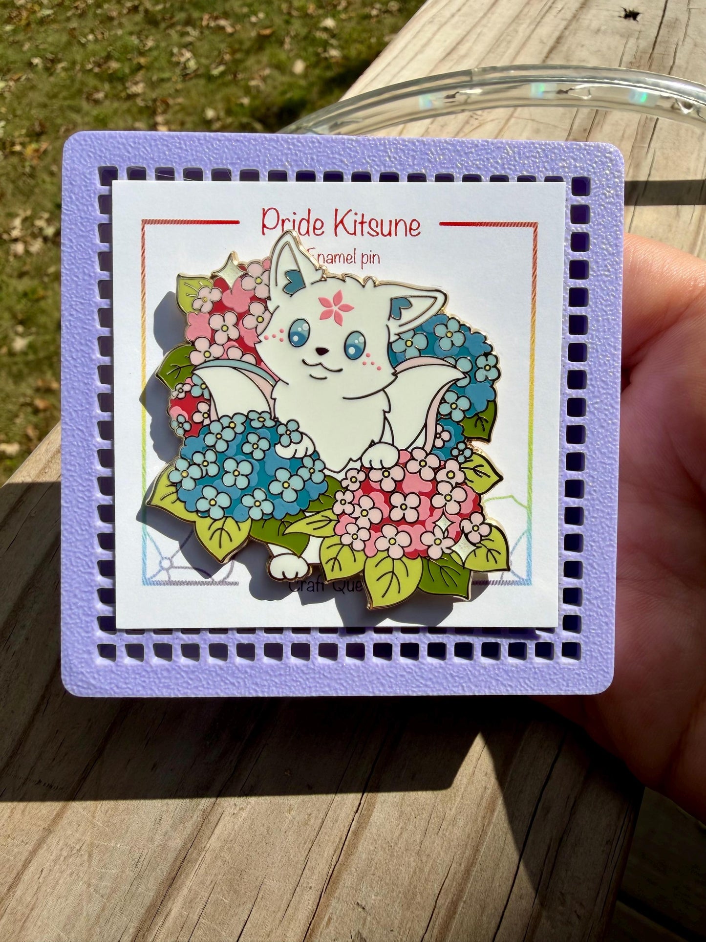 Nestle- Pride Kitsune Pin