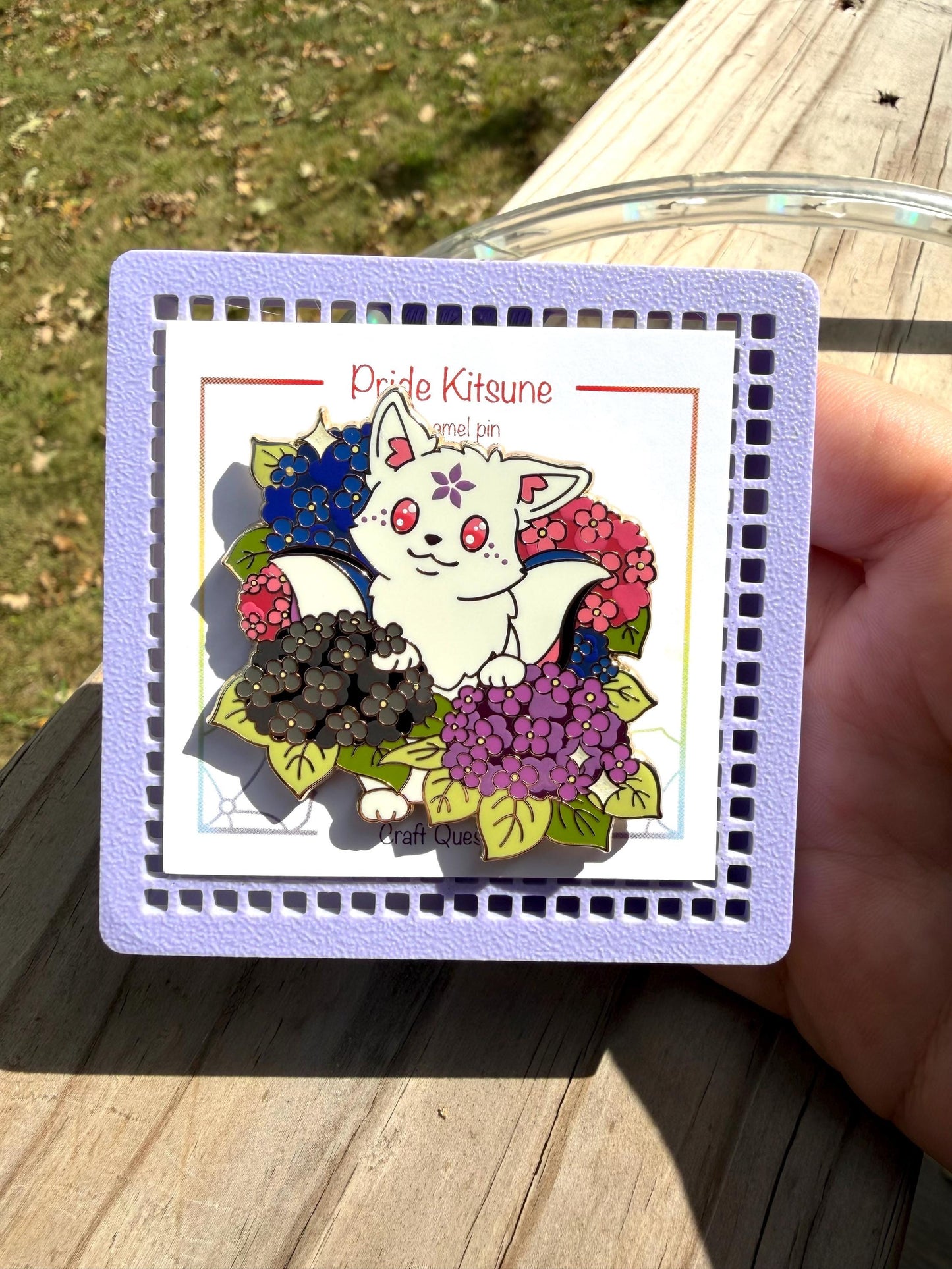 Nestle- Pride Kitsune Pin