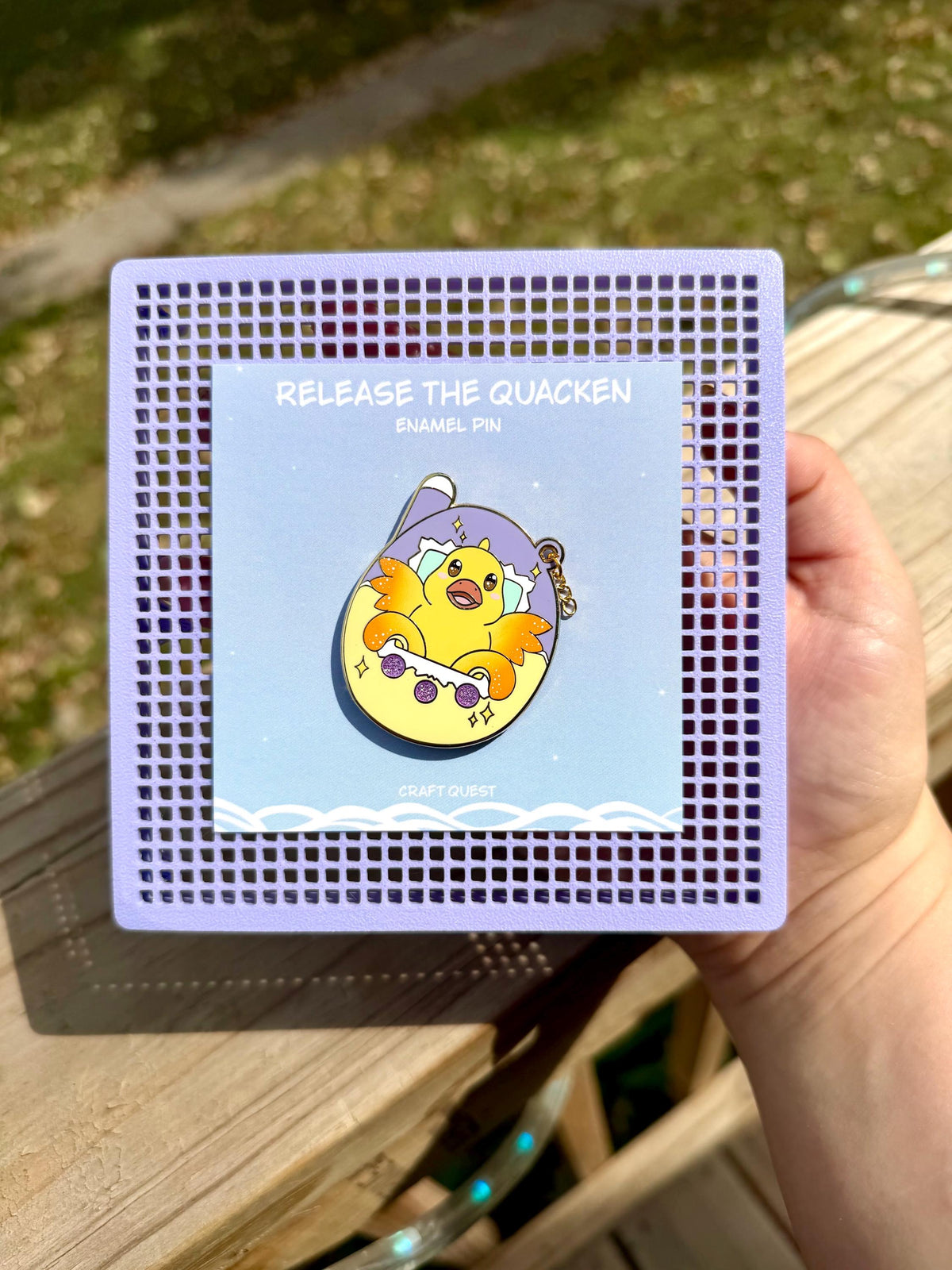 Companion Quacken Enamel Pin