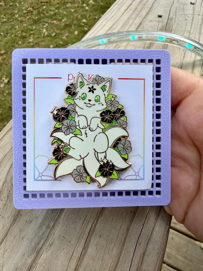 Reverie- Pride Kitsune Pin