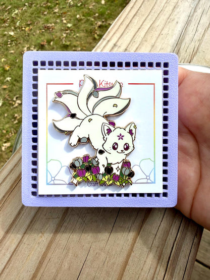 Frolic- Pride Kitsune Pin