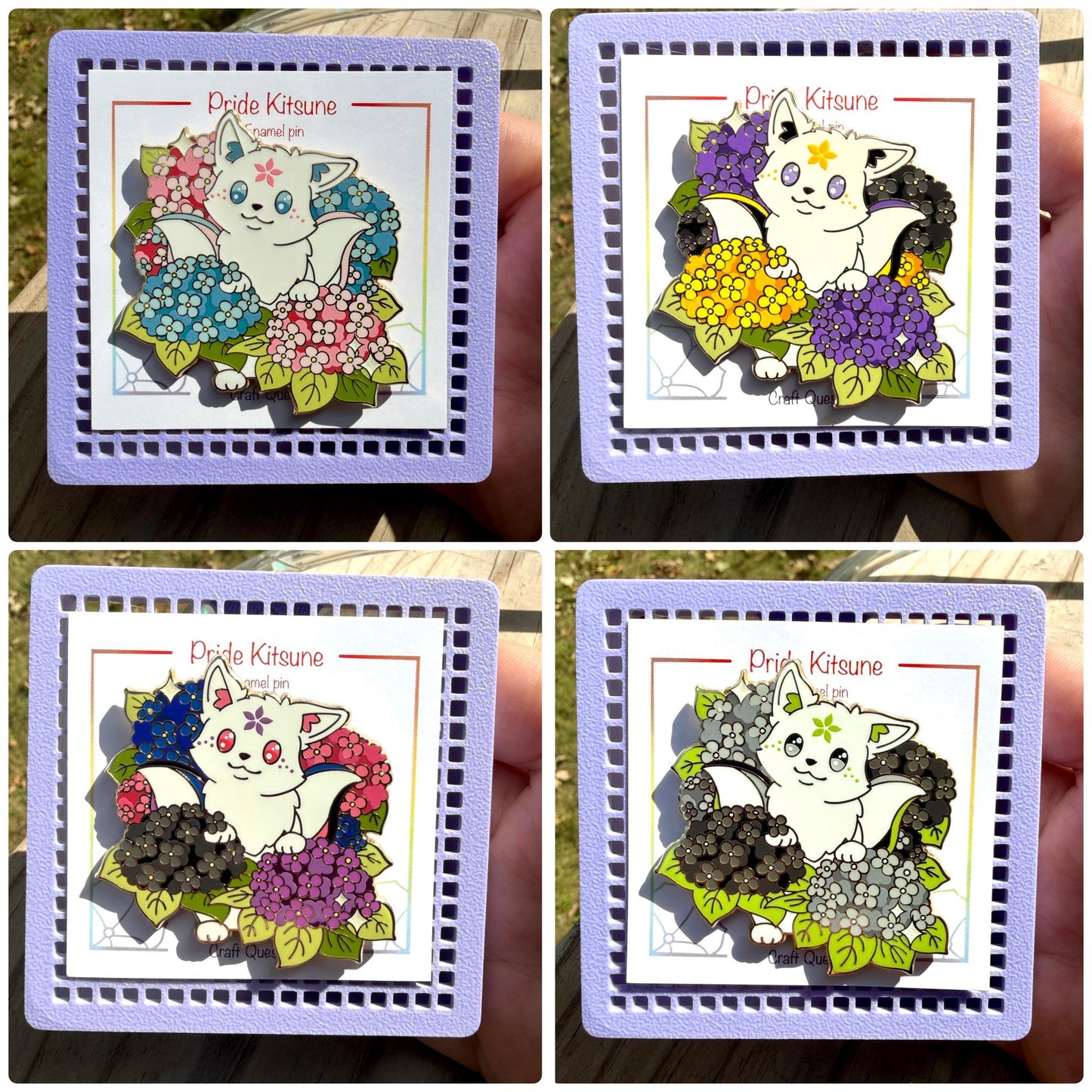 Nestle- Pride Kitsune Pin