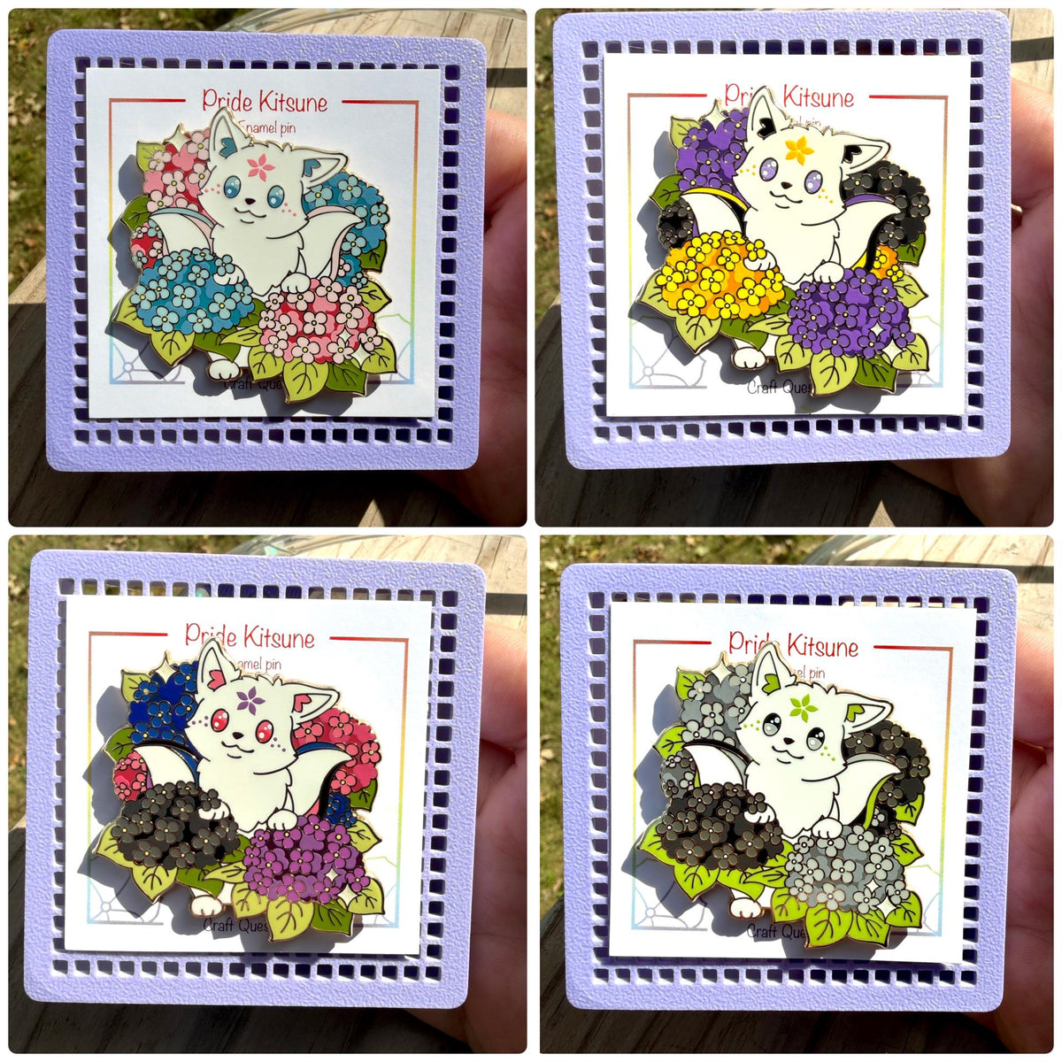Nestle- Pride Kitsune Pin